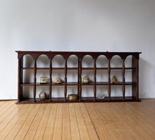 Load image into Gallery viewer, XL Vintage Curio Walnut Shelf