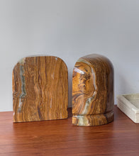 Load image into Gallery viewer, Vintage Onyx Stone Bookends
