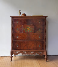 Load image into Gallery viewer, Antique French Tallboy "Gentlemen's Dresser"