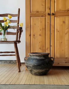 XL Vintage Mexican Clay Planter