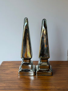 Ceramic Mirrored Vintage Obelisk- Priced Individually