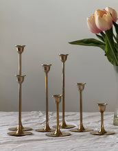 Load image into Gallery viewer, Vintage Deadstock Box of 7 Brass Candle Tapers