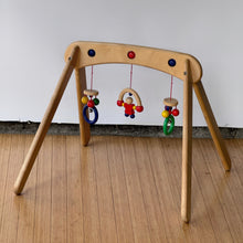 Load image into Gallery viewer, Minimal Natural Wooden Baby Gym