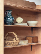 Load image into Gallery viewer, Handcrafted Raw Wooden Scalloped Standing Shelf