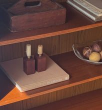 Load image into Gallery viewer, Handmade Wood and Copper Candle Sticks