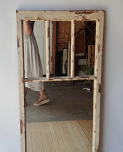 Load image into Gallery viewer, Primitive Distressed Hanging Mirror