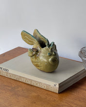 Load image into Gallery viewer, Vintage Fish Planter Ceramic Art Studio Pottery