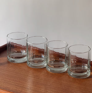 Vintage Anchor Hocking Ser of 4 Old Fashioned Glasses