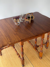 Load image into Gallery viewer, Antique Drop Leaf Maple Dining Table