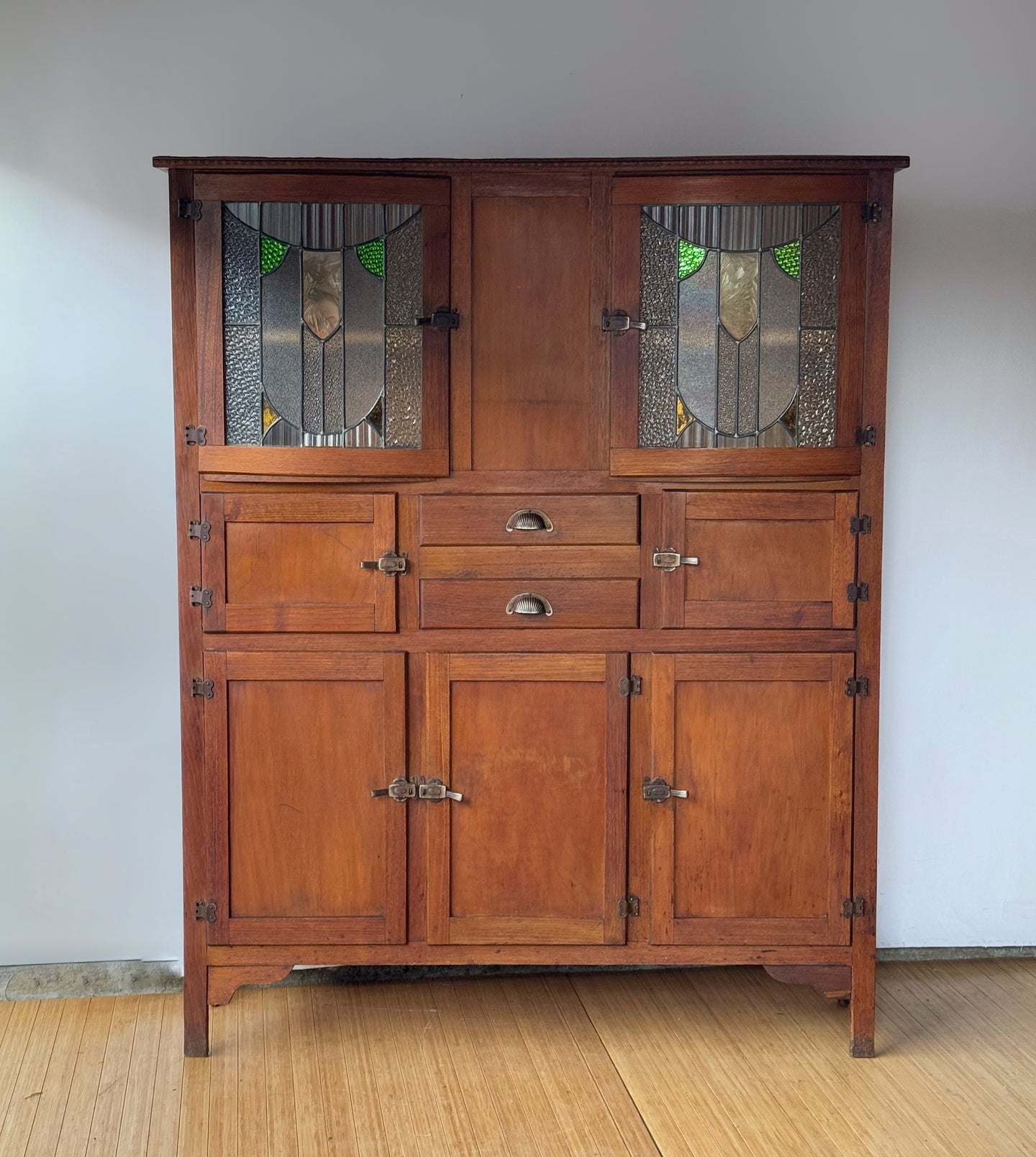 Antique 1920's Pie Safe Rustic Hutch