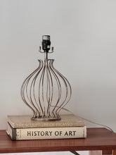 Load image into Gallery viewer, 1970's Chrome Wire Lamp