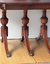 Load image into Gallery viewer, Antique Duncan Phyfe 8 Person Drop Leaf Dining Table