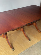 Load image into Gallery viewer, Antique Duncan Phyfe 8 Person Drop Leaf Dining Table