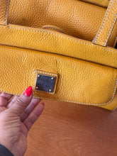 Load image into Gallery viewer, Yellow Vintage Dooney &amp; Burke Bourke