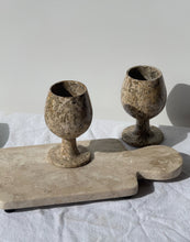 Load image into Gallery viewer, Pair of Vintage Jasper Stone Chalices