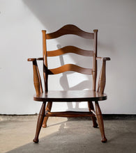 Load image into Gallery viewer, Vintage Japanese Wooden Low Profile Chair