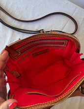 Load image into Gallery viewer, Vintage Pebble Grain Dooney &amp; Bourke Burgundy Mini Satchel Bag