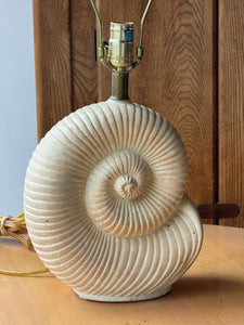 Vintage Ceramic Shell Lamp