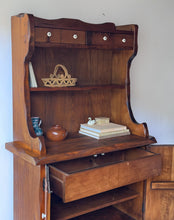 Load image into Gallery viewer, Antique American Pine Scalloped Cupboard