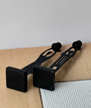 Load image into Gallery viewer, Vintage Bengt &amp; Lotta Scandinavian Candleholders Black Iron