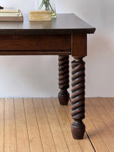 Load image into Gallery viewer, Vintage Squared Barley Twist Coffee Table
