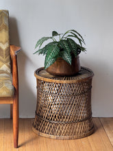 Load image into Gallery viewer, 1970’s Wicker Plant Stand