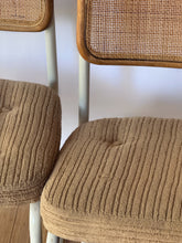 Load image into Gallery viewer, Set of 4 1970&#39;s Cantilever Cane Dining Chairs