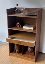 Load image into Gallery viewer, Vintage Walnut Tall Media Stand/Bookcase