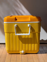 Load image into Gallery viewer, Vintage 1970's Yellow Thermos Cooler