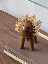 Load image into Gallery viewer, Vintage Folk Art Ceramic Lion Sculpture Handcrafted
