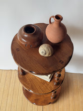 Load image into Gallery viewer, Vintage Round Tiered Spindle Table