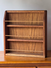Load image into Gallery viewer, Wooden Vintage Spice Rack/Trinket Shelf