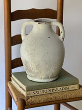 Load image into Gallery viewer, Antique Whitewashed Large Terracotta Vessel