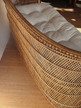 Load image into Gallery viewer, Vintage 1970's Wicker Sofa