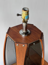 Load image into Gallery viewer, 1960’s Lawrin MCM Walnut Lamp