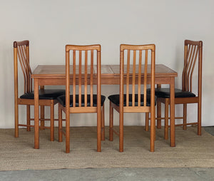 Consignment- Set of 4 Teak Benny Linden Dining Chairs