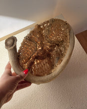 Load image into Gallery viewer, Handcrafted Woven Basket &amp; Antler