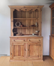 Load image into Gallery viewer, Vintage Solid Pine Hutch