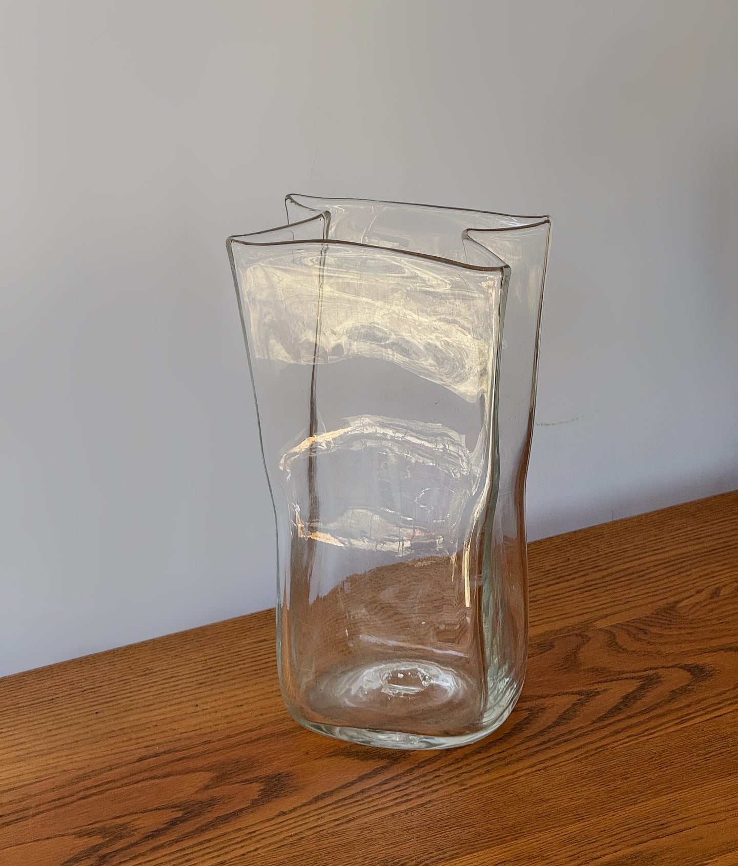 Blenko Paper Sack Glass Vase