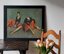 Load image into Gallery viewer, ‘Dancers Resting’ by Moses Soyer 1954, 1960’s Lithograph