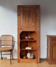 Load image into Gallery viewer, Vintage Handcrafted Corner Wooden Cabinet