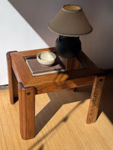 Load image into Gallery viewer, Vintage Chunky Oak End Table