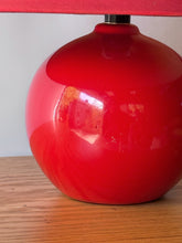 Load image into Gallery viewer, Red Vintage Orb Lamp