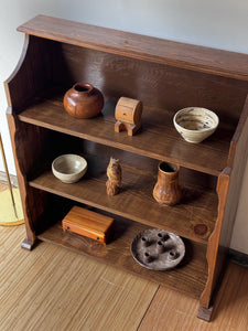 Hold for Nicole- Primitive Freestanding Wooden Shelf