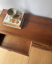 Load image into Gallery viewer, Vintage MCM Lowboy Dresser w/ Mirror