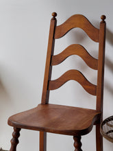 Load image into Gallery viewer, Vintage Primitive Wooden Chair