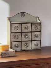 Load image into Gallery viewer, Vintage Apothecary Hanging Cabinet