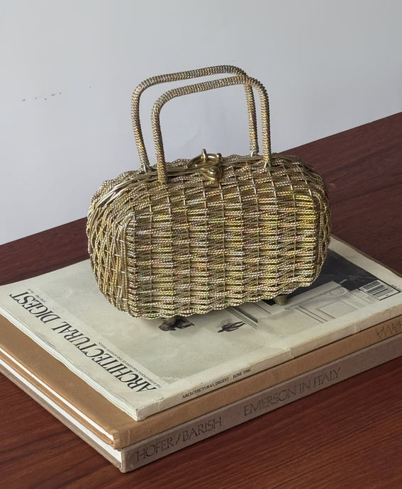 Vintage Golden Little Handbag
