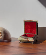 Load image into Gallery viewer, Antique Onyx Jewelry Box