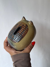 Load image into Gallery viewer, Vintage Japanese Stoneware Piggy Bank
